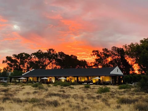 Property building, Sunset