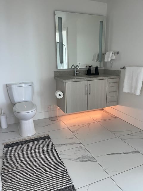 Toilet, Bathroom, towels