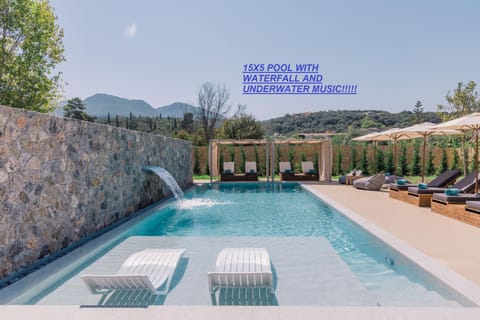Natural landscape, Swimming pool, sunbed