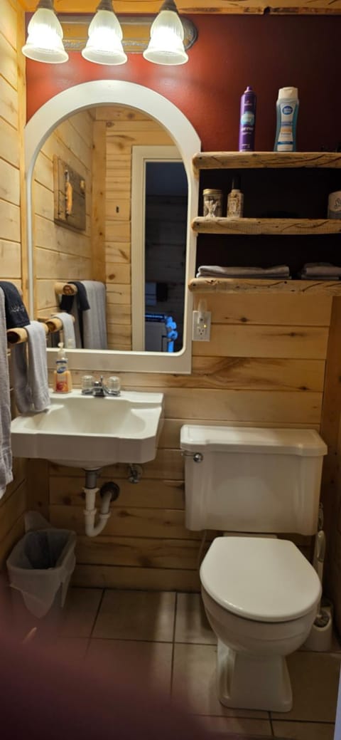 Suite with a King Bed and Full Kitchen at the Cedaredge Lodge Nature lodge in Cedaredge