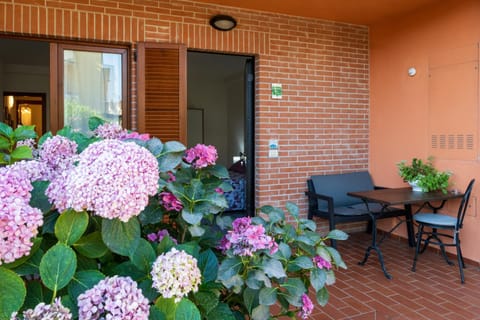 Property building, Patio