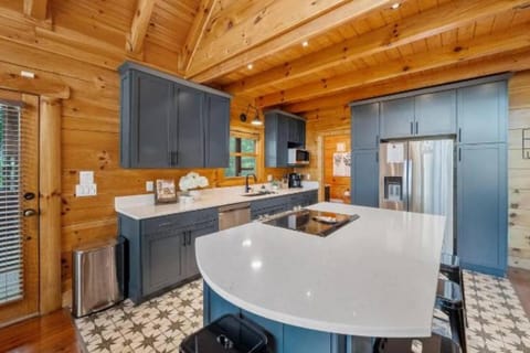 Rustic Cove Views Hot Tub Theater Game Room House in Sevier County