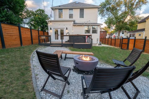 Downtown Indy Retreat Hot Tub Arcade Sleeps 16 House in Indianapolis