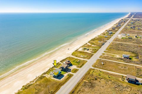 Ultimate Beachfront Sunset Views Sleeps 16 House in Bolivar Peninsula