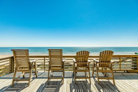 Ultimate Beachfront Sunset Views Sleeps 16 House in Bolivar Peninsula