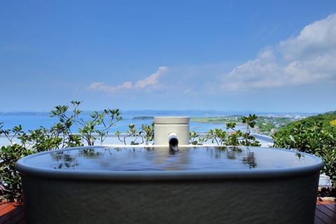 Hot Spring Bath, Sea view