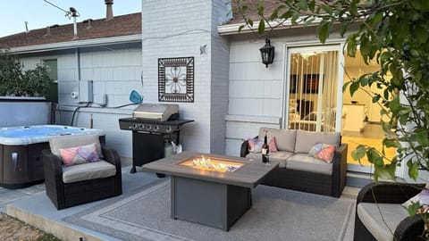 Patio, BBQ facilities, Hot Tub