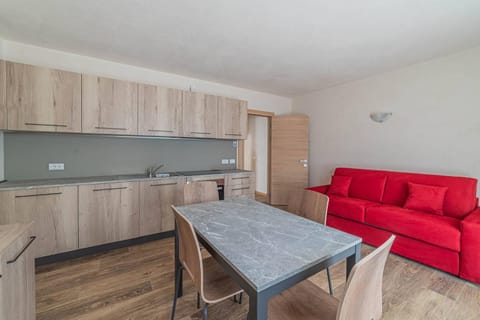 Kitchen or kitchenette, Living room, Dining area