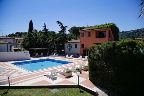 Property building, Pool view, Swimming pool