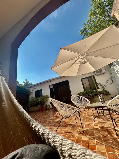 Property building, Patio, Garden, View (from property/room), Inner courtyard view