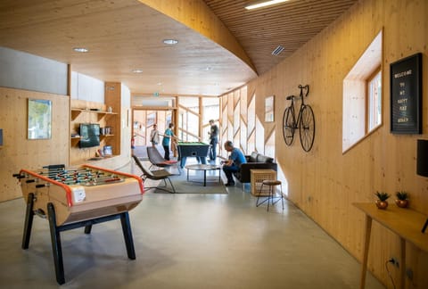 Property building, People, Children play ground, Lobby or reception