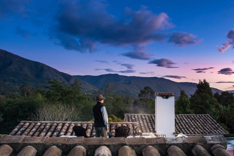 Property building, Sunset