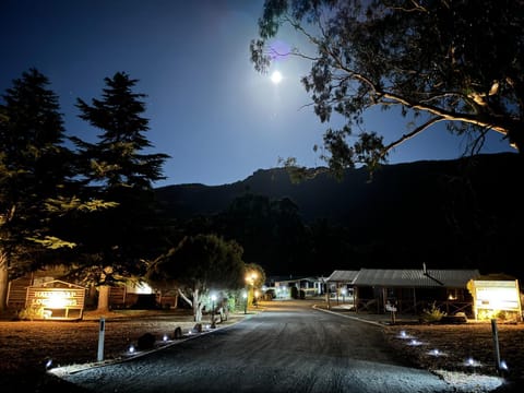 Night, Natural landscape, Mountain view