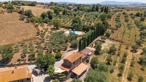 Property building, Natural landscape, Bird's eye view, Garden, Swimming pool
