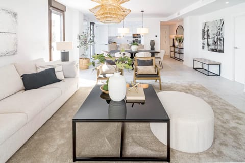 Living room, Seating area, Dining area