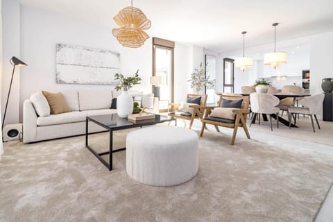 Living room, Seating area, Dining area