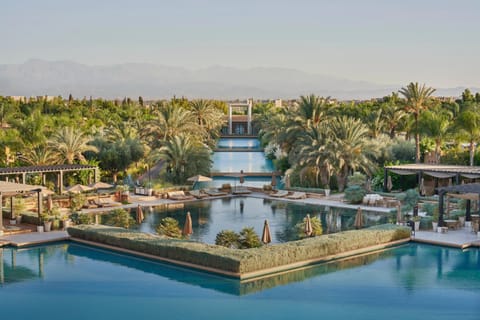 Natural landscape, Mountain view, Pool view, Swimming pool