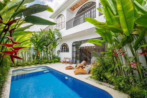Property building, Patio, Day, Natural landscape, Garden, Garden, Balcony/Terrace, Garden view, Pool view, Swimming pool, Swimming pool, sunbed
