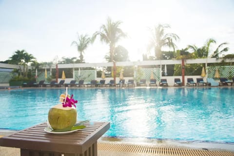 Day, Pool view, sunbed