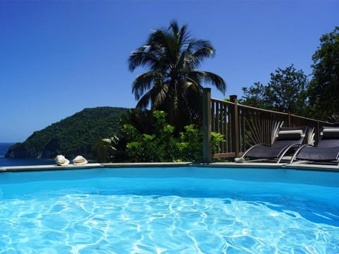 Villa Palma avec vue mer et piscine privée Chalet in Deshaies