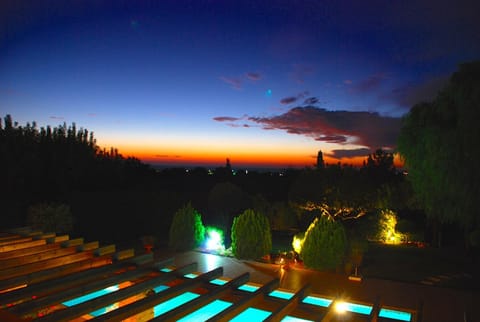 Balcony/Terrace, Garden view, Landmark view, Pool view, Sea view, Sunset