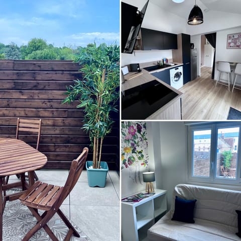 Patio, Kitchen or kitchenette, Living room, Dining area
