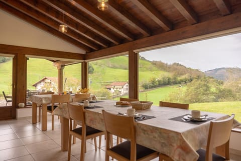 Natural landscape, Dining area, Mountain view