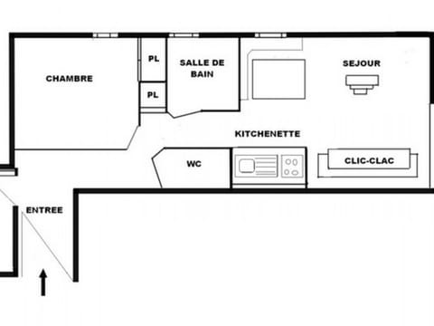 Appartement Hauteluce, 2 pièces, 6 personnes - FR-1-293-6 Apartamento in Villard-sur-Doron