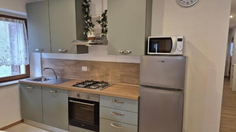 Kitchen or kitchenette, dishwasher, oven, stove