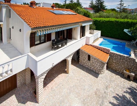 Bird's eye view, Balcony/Terrace, Pool view