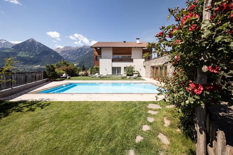 Natural landscape, Garden, Swimming pool