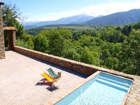 Patio, Mountain view, Pool view, Swimming pool