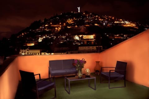 Night, Balcony/Terrace, Mountain view