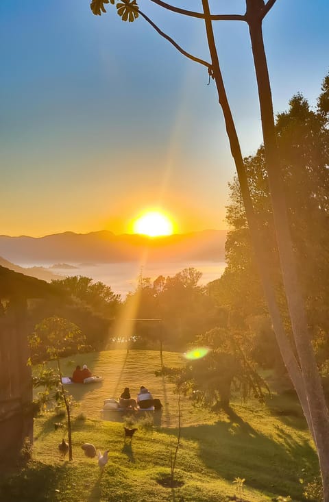 Nearby landmark, Day, Natural landscape, View (from property/room), Garden view, Garden view, Mountain view, Sunrise