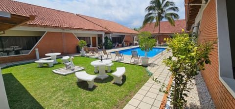 Patio, Day, Natural landscape, Garden, Garden view, Pool view, Swimming pool