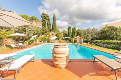 Property building, Living room, Swimming pool