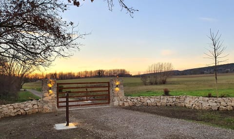 Facade/entrance, Natural landscape, Sunset