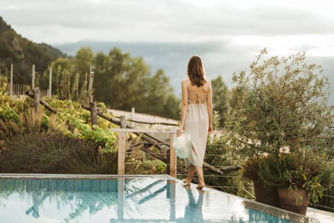 Natural landscape, Mountain view, Pool view, Swimming pool