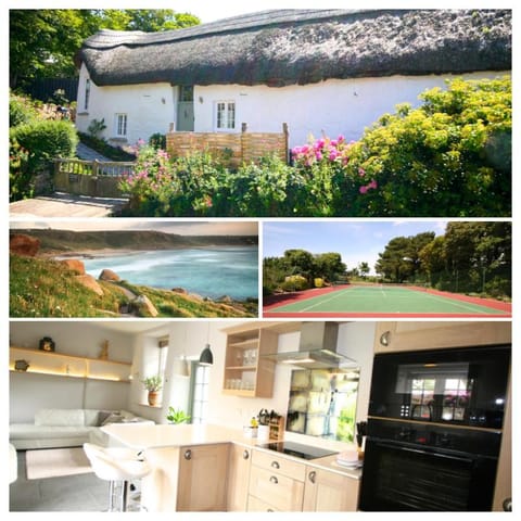 Putsborough Manor 3 Self Catering Cottages with Beach a short walk dog friendly all year, On site Tennis, Play Area, Paddock, Spa baths, BBQ, Private Gardens, Superfast WIFI Maison in Croyde