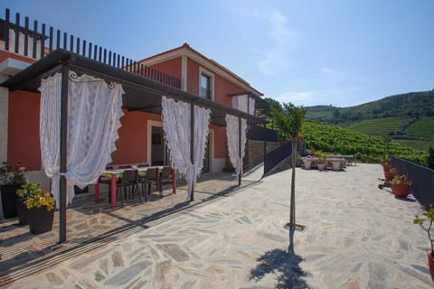 Property building, Patio, Spring, Day, Natural landscape, View (from property/room), Balcony/Terrace, Mountain view