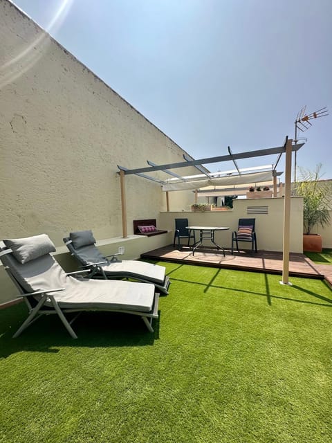 Garden, Balcony/Terrace, sunbed