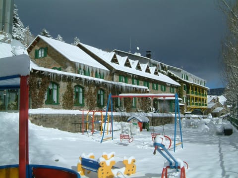 Facade/entrance, Winter, Children play ground, Garden, Skiing