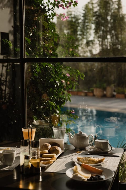 Balcony/Terrace, Pool view, Meals, Breakfast