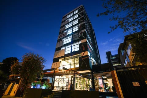 Property building, Facade/entrance, Off site, Night, Night