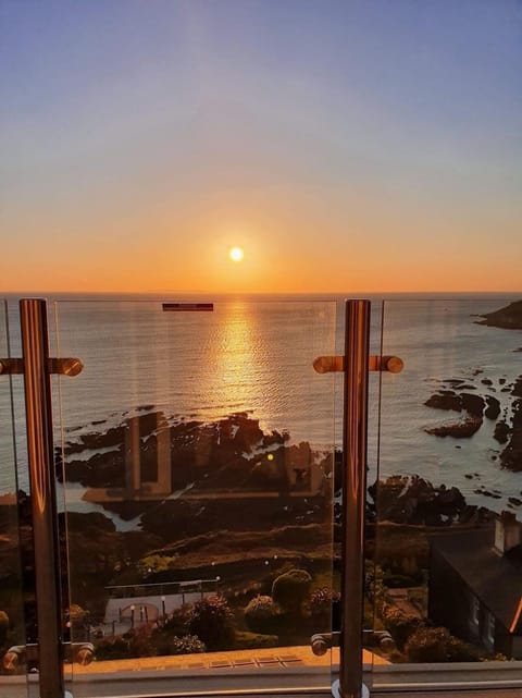 Natural landscape, Sea view, Sunset
