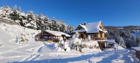 Property building, Day, Natural landscape, Winter, Mountain view