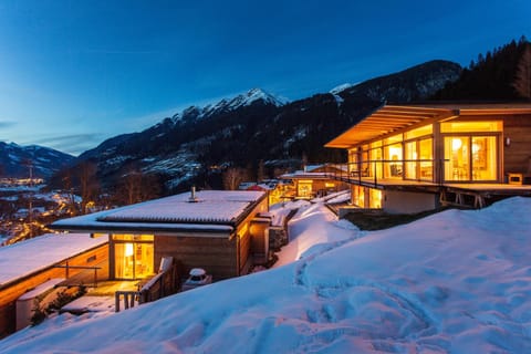 Property building, Winter, Mountain view
