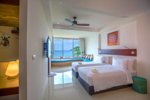 Bedroom, Sea view