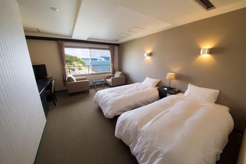 Photo of the whole room, Sea view