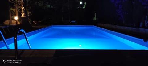 Night, Summer, Garden view, Pool view, Swimming pool, Seasons